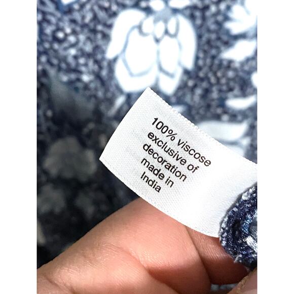 Lane Bryant Illusion Floral Blouse 22 Babydoll Lace Flutter Fairycore Boho Flowy - Picture 7 of 9